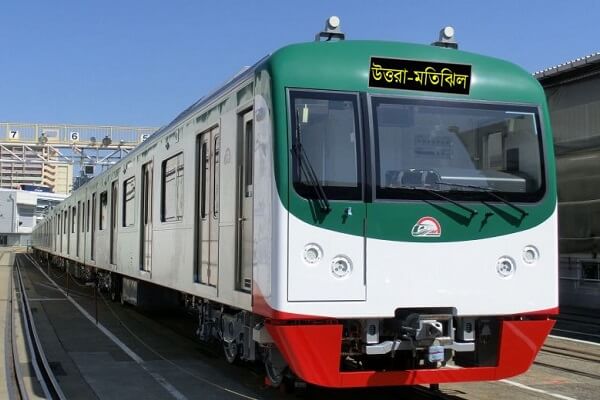 Bangladesh receives first metro trainset for Dhaka Metro Line 6
