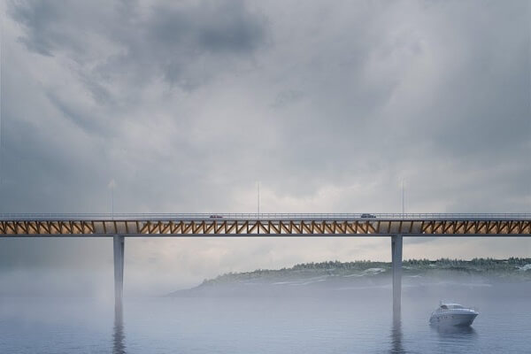 Contract awarded for the next phase of the world’s longest bridge using structural timber