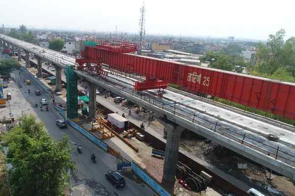 NCRTC completes more than One-third Piers of the India's first regional rail Delhi-Meerut RRTS