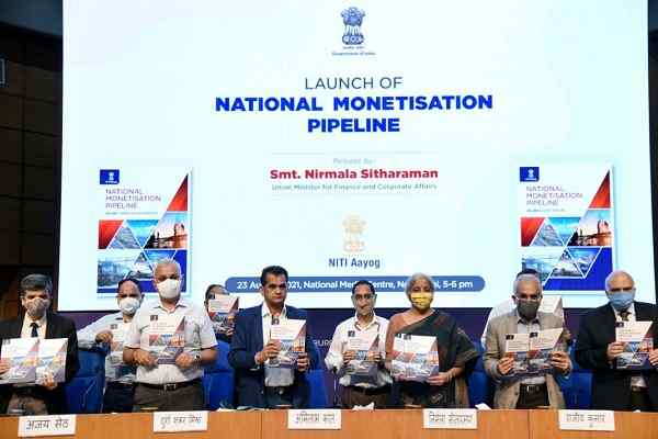 Govt. of India unveils Rs 6 lakh crores National Monetisation Pipeline (NMP)