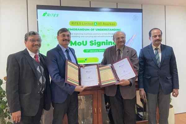RITES signs MoU with IIT-Roorkee to explore business opportunities in infra sectors